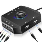 USIFUL Carte Son USB Externe avec Volume Réglable, Adaptateur Audio avec Prise Casque et Micro 3,5 mm, Compatible PC, Mac, Linux