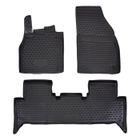 Tapis De Sol En Caoutchouc 3D - J&J AUTOMOTIVE - Renault Scenic 2009-2016 - Noir - Sur Mesure - Antidérapant