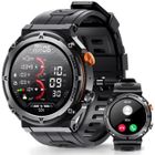 DOOSL Montre Connectée Homme Militaire - 5ATM Étanche HD Appel SMS, Suivi Intelligent du Sommeil Smartwatch Fitness Tracker