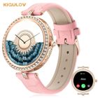 KIQULOV Montre Connectée Femme avec Appel Bluetooth 1.32'' HD Fonction Féminine/SpO2/Sommeil/Calories/Musique Cadeaux pour Femmes