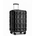 Kono Valise Grande Taille 72x49x31cm Rigide ABS Valise de Voyage a roulettes Ultra Léger Valises Soute avec Serrure TSA, 92L, Noir