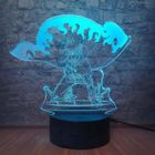 SHLK Naruto Night Light 7 Changement De Couleur Led Éclairage De Chevet Namikaze Minato Modèle Lampe De Bureau Décoration De La Maison