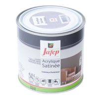 Peinture acrylique satinée gris béton Jafep  0,5l