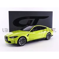 Voiture Miniature de Collection - GT SPIRIT 1/18 - BMW M4 - 2020 - Sao Paulo Yellow - GT298