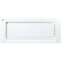 GURARI hotte de plafond GCH E 217 WH 70 PRIME, hotte aspirante 70 cm, en blanc, verre blanc, 1000m³/h