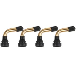 Lot De 4 Tiges De Valve TR48e En Acier Inoxydable Chromé Pour Moto, Scooter, Cyclomoteur - Longueur 48 Mm