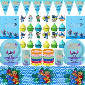 Ballons Stitch - Disney - Lilo et Stitch - 12 pièces - Anniversaire - Fête  d'enfants