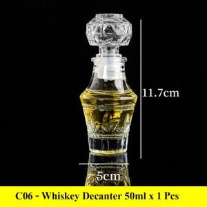 WHISKY BOURBON SCOTCH Carafe à whisky en verre sans plomb,verre de bar d
