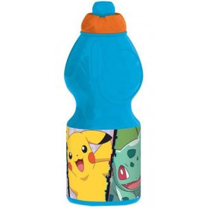 GOURDE gourde pokemon pikachu bleu enfant 400 ml
