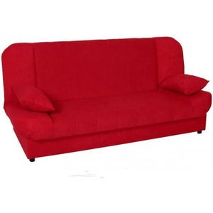 CLIC-CLAC BANQUETTE CLIC CLAC CONVERTIBLE ROUGE MADDY