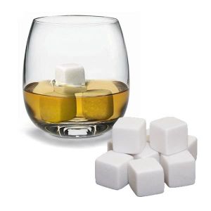 COFFRET CADEAU ALCOOL Lot De 9 Pierres À Whisky - White Edition
