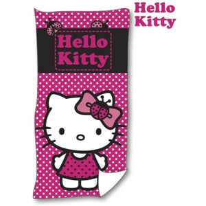 SERVIETTE DE PLAGE Sanrio Hello Kitty serviette de bain serviette serviette de plage drap de plage 140 x 70 cm neuf coton Oeko-tex standard 100