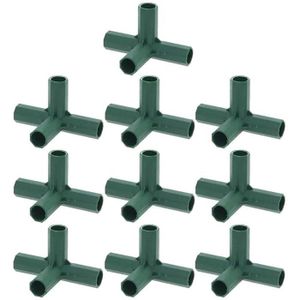 Lot De 36 Connecteurs Pour Structure De Jardin/Serre - Compatible Tubes 16 Mm - 6 Types