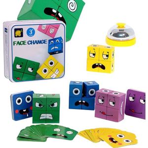Bigjigs Toys Cube Animal Puzzle en bois Chunky Puzzle éducation  enfants enfants 