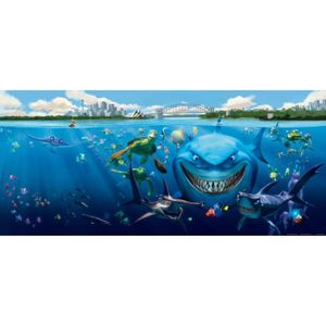 OBJET DÉCORATION MURALE Poster Geant Bruce Némo PixarCollection 100% licence Pixar le monde de Nemo Donnez à votre enfant la décoration murale dont il rêve