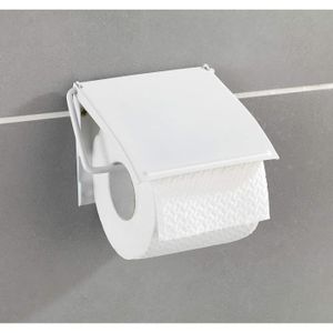 SERVITEUR WC Dérouleur Papier Wc Blanc Porte-rouleaux Forme Fer