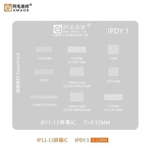 PACK OUTIL A MAIN 11-13PM IPDY - pochoir pour iPhone Dsiplay LCD Tou