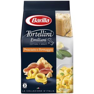PENNE TORTI & AUTRES Barilla Pâtes Farcies Tortellini Al Formaggi 250 g - Lot de 10