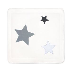 TAPIS - DALLES DE PARC Tapis de parc BEMINI Little stars print ecru Pady softy + terry - 100x100cm - Mixte - Blanc