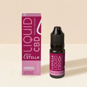 LIQUIDE E-Liquide CBD 1000MG / 10% Full Spectrum Fruits rouges By stilla