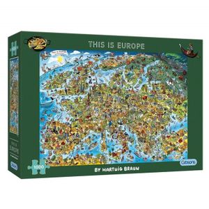 Puzzle en bois carte Europe 18 pieces Pays enfant GUIZMAX - Cdiscount Jeux  - Jouets