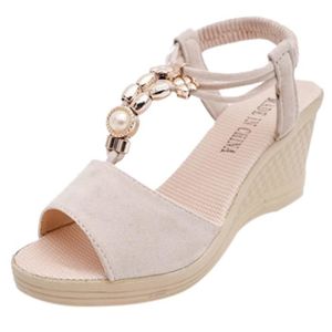 sandales compensées corde homme