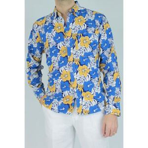 Chemise à fleurs homme année 60