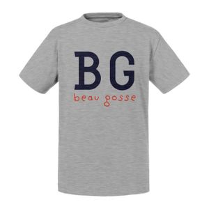 T-SHIRT T-shirt Enfant Gris BG (Beau Gosse) Expression Bea