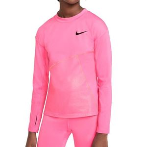 T-SHIRT THERMIQUE T-shirt Rose Fille Nike Pro Warm