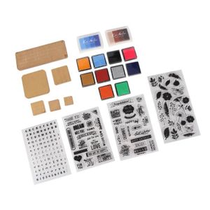Plaque acrylique ronde ou carrée pour tampon argile, céramique et savon