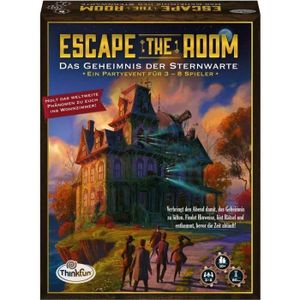 JEU SOCIÉTÉ - PLATEAU ThinkFun Escape the Room, Party board game, Enfant