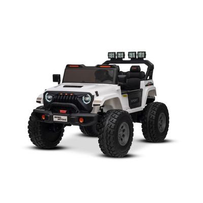 AIYAPLAY Drift Kart Électrique 24V – 2 Moteurs 150W – 6 à 18 Km/h – Siège Réglable, MP3, USB – Dès 6 Ans – Rouge