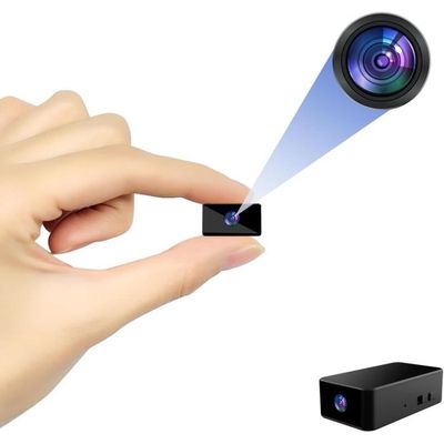 Mini Caméra Espion WiFi 1080p Avec Support Magnétique - Détection Mouvement, Vision Nocturne, Pour Surveillance Maison