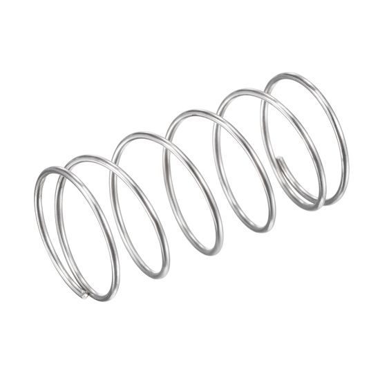 10 Ressorts De Compression En Acier – Diamètre 18 Mm, Longueur 35 Mm, Fil 0,8 Mm – Pour Applications Mécaniques Ou Bricolage