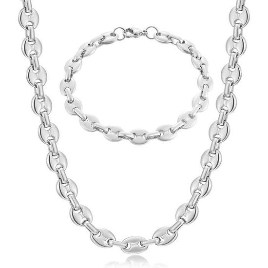 Acheter Collier Rétro En Acier Inoxydable Pour Hommes, 5MM, Bracelet