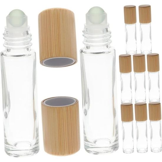 Acheter Boule d'huile essentielle en verre Rollon Portable, bouteille vide,  parfum haut de gamme, perle de marche
