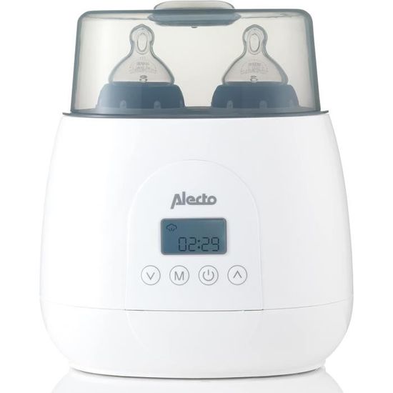 Chauffe-biberon 8 En 1 Avec Stérilisateur - Réchauffe Lait En 2-5 Min, Stérilisation Vapeur 3-7 Min, Décongélation, Sans BPA - 12
