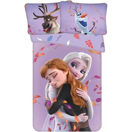 Parure De Lit Bébé Minnie Mouse - Couette 100x135 Cm + Taie 40x60 Cm - 100% Coton, Motif Arc-en-ciel Et Nuage - Linge Enfant Disney - 6