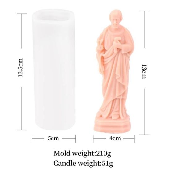 Moule en silicone - Bouddha 3D - Décoration d'église - Fournitures