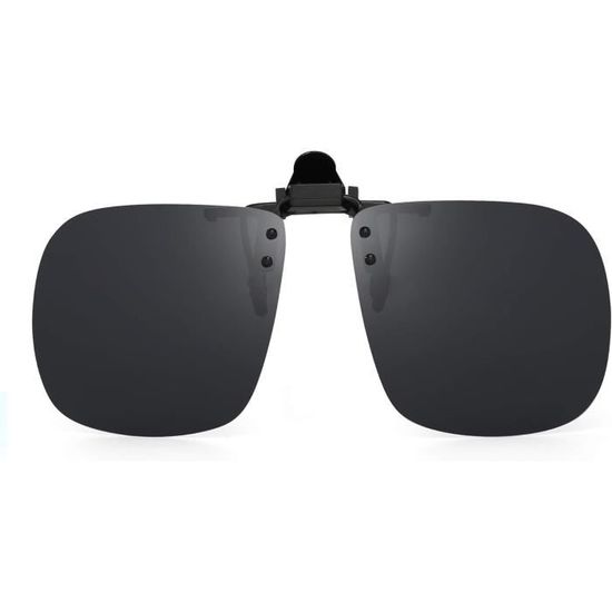 Clip-on Lunettes De Soleil Polarisées TERAISE - Modèle VC-3024 Marron, Unisexe Adulte