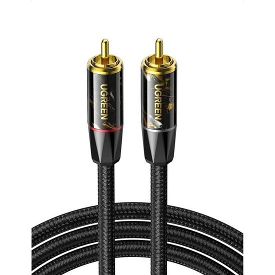 Ugreen-Câble coaxial numérique RCA vers jack 3.5mm, stéréo, adapté