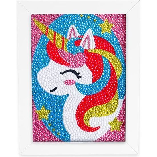 10 Marque-pages Diamant Peinture 5D - Motif Cheval - Kit DIY Avec Pendentifs - Activité Manuelle Enfants 6-12 Ans