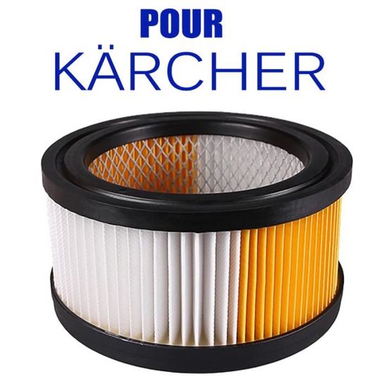 Filtre Rond Pour Aspirateur Nilfisk/Alto/Wap - Compatible Modèles Aero 20, 21, 25, 26, 31, Dimensions 144/186 Mm