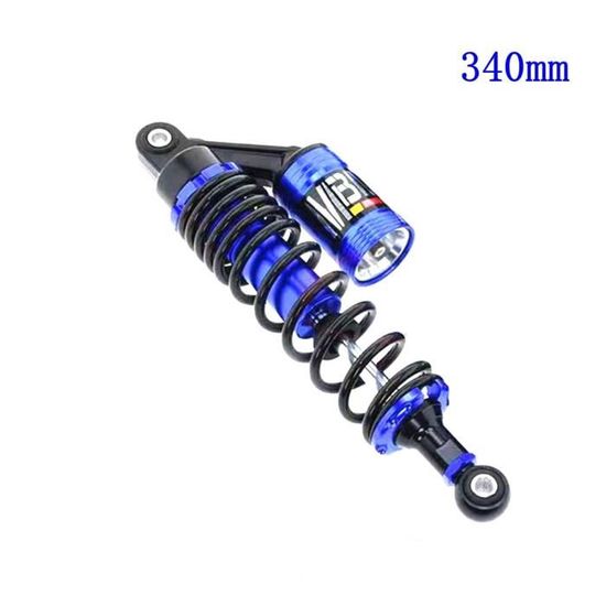 Amortisseur Moto Aramox - Paire 340mm Universelle Suspension Arrière Noir Pour ATV, SUV