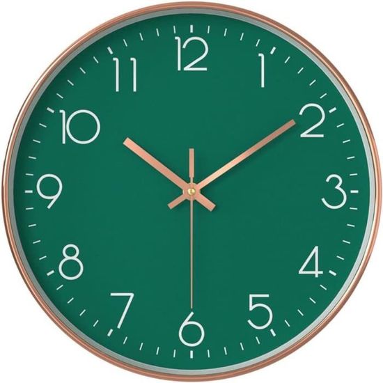 Horloge Rétro à Bascule Automatique - Mécanisme à Engrenage, Pile AA - Décoration Vintage Bureau Cuisine