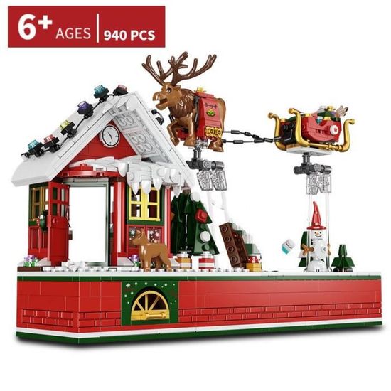 Jeu De Construction Ski Père Noël En Briques - Pour Enfants 7-8 Ans - Neuf - Thème Noël