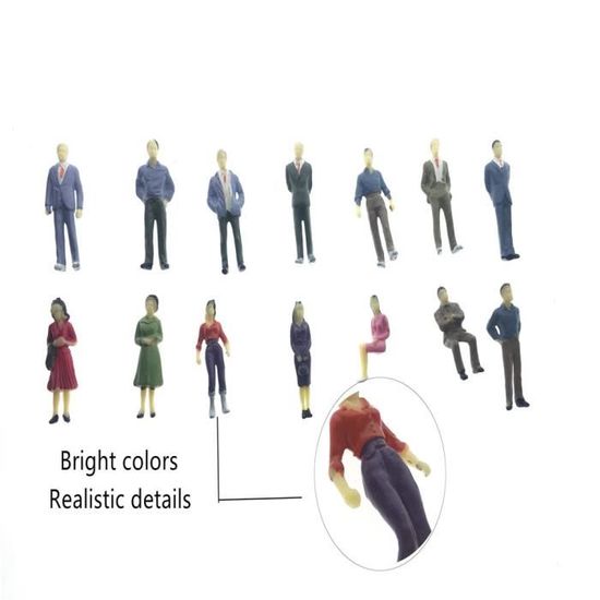 Figurine Miniature 1/64 Fille En Pyjama Assise - Non Peinte - Accessoire Pour Diorama