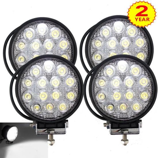 Rampe LED 10x48W 12V/24V Phares Travail - Projecteur Tracteur Chantier - Neuf