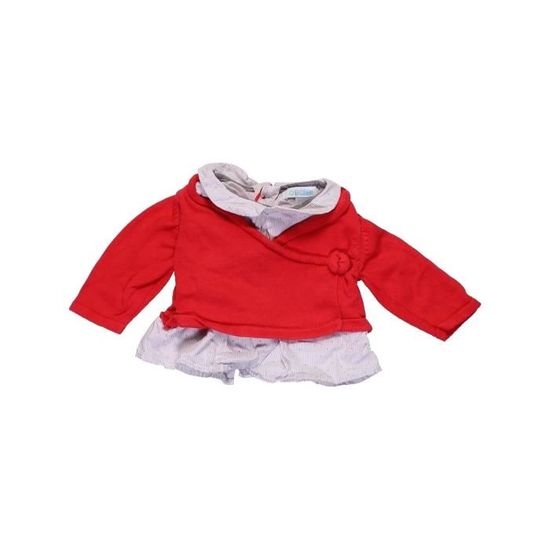 Pull Bebe Fille Okaidi 3 Mois Blanc Hiver Vetement Bebe Blanc Blanc Cdiscount Pret A Porter