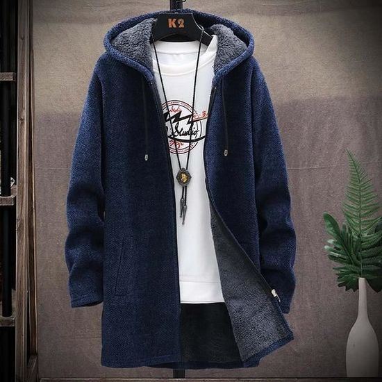 Manteau pull homme online
